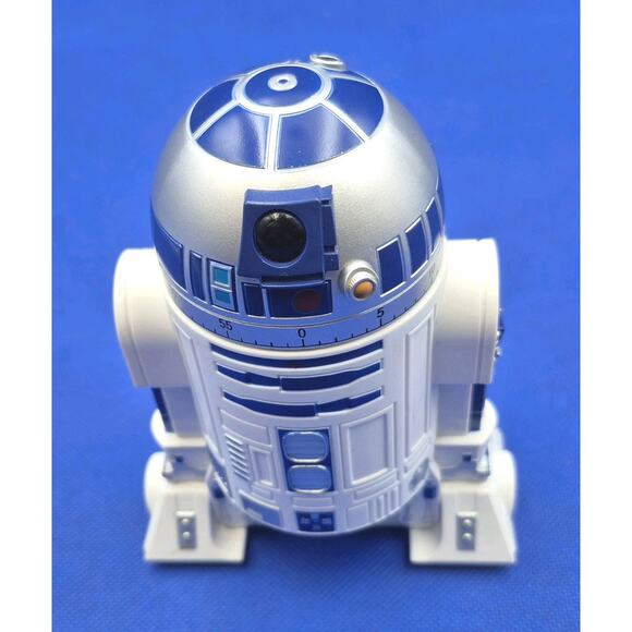 Star Wars R2-D2 Kitchen Timer Rotating Head 5.5" Tall 2014 - Picture 2 of 9